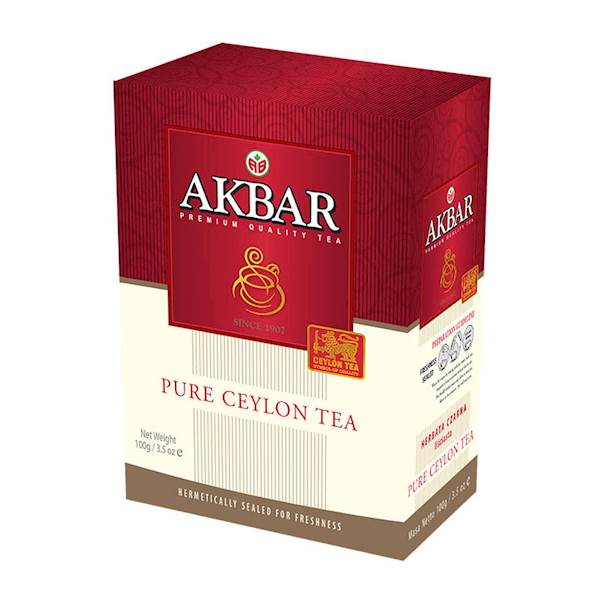 Akbar herbata liściasta Pure Ceylon Tea 100g