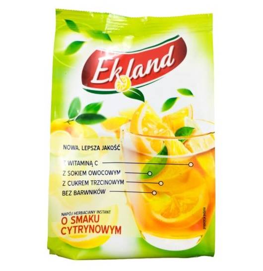 Maspex herbata granulowana Ekland o smaku cytrynowym 300g