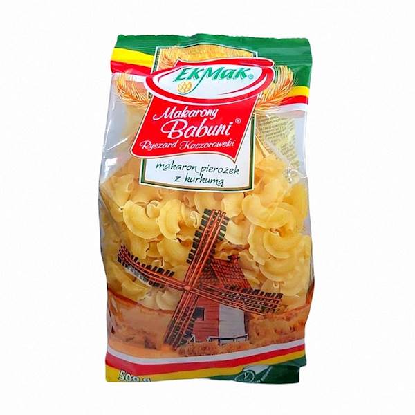 Makarony Babuni makaron pszenny EkMak Pierożek z Kurkumą 500g