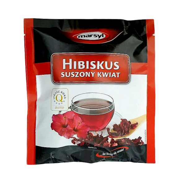 Marsyl herbata liściasta owocowa Hibiskus 30g