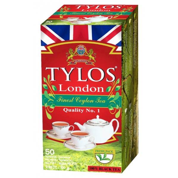 Tylos herbata ekspresowa Finest Ceylon Tea 50tb