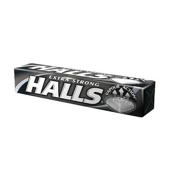 Mondelez dropsy mentolowo-eukaliptusowe Halls Extra Strong 33,5g
