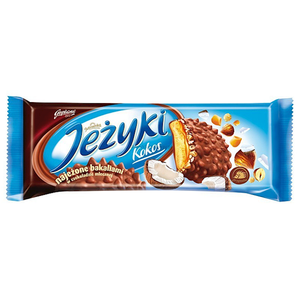 Goplana ciastka Jeżyki kokos 140g
