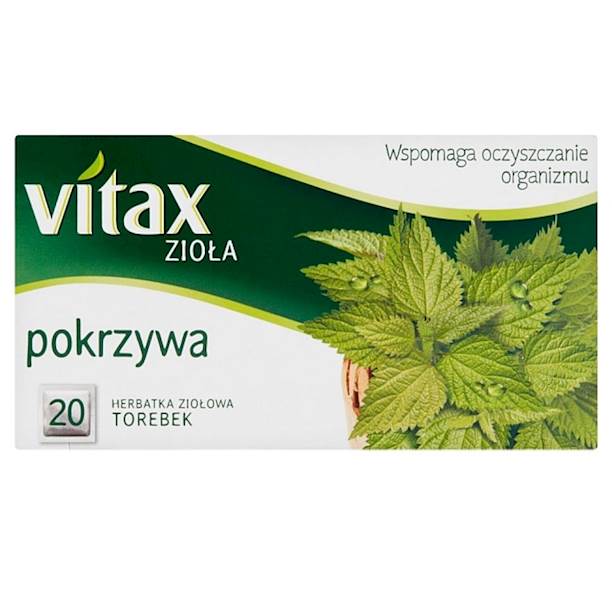 Tata Consumer Products herbata ekspresowa ziołowa Vitax Pokrzywa 20tb