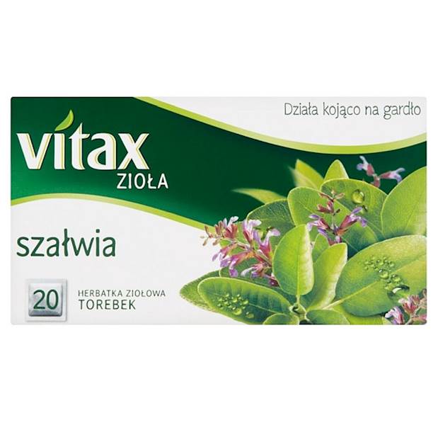 Tata Consumer Products herbata ekspresowa ziołowa Vitax Szałwia 20tb