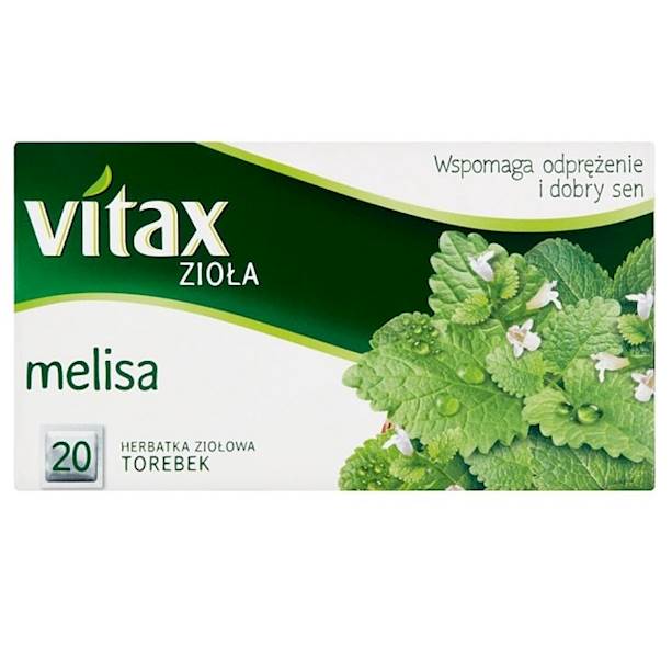 Tata Consumer Products herbata ekspresowa ziołowa Vitax Melisa 20tb