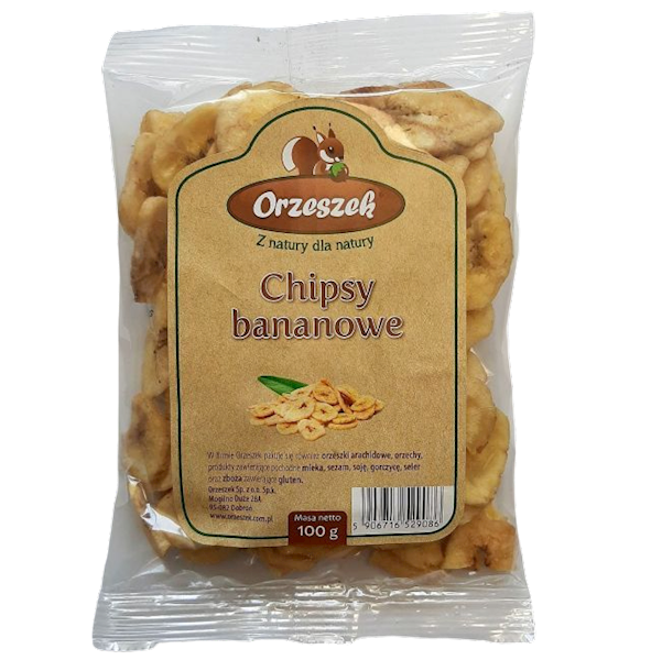 Orzeszek chipsy bananowe 100g