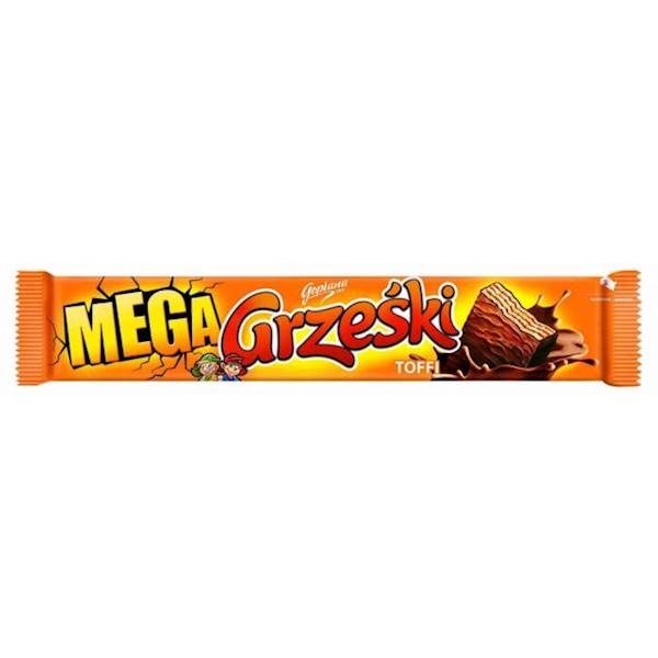 Goplana wafel Grześki Mega o smaku toffi 48g