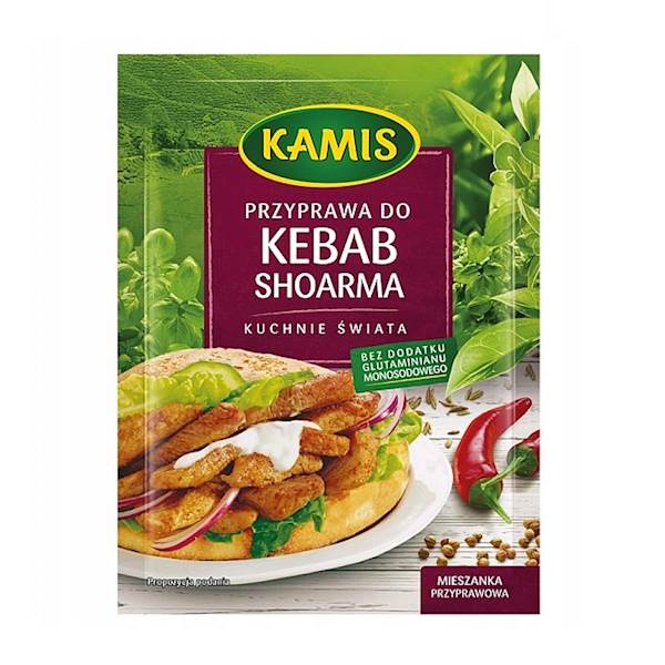 McCormick mieszanka przyprawowa Kamis Kuchnie Świata Kebab Shoarma 25g