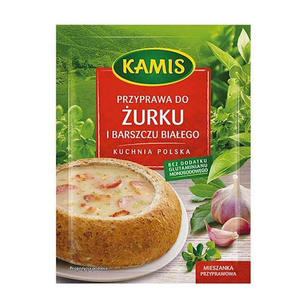 McCormick mieszanka przyprawowa Kamis Do Żurku i Barszczu Białego 25g