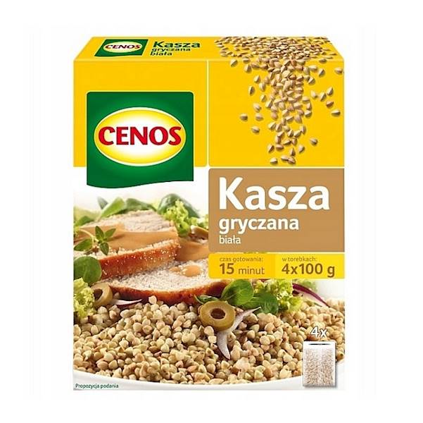 Cenos Kasza Gryczana Biała w saszetkach 400g