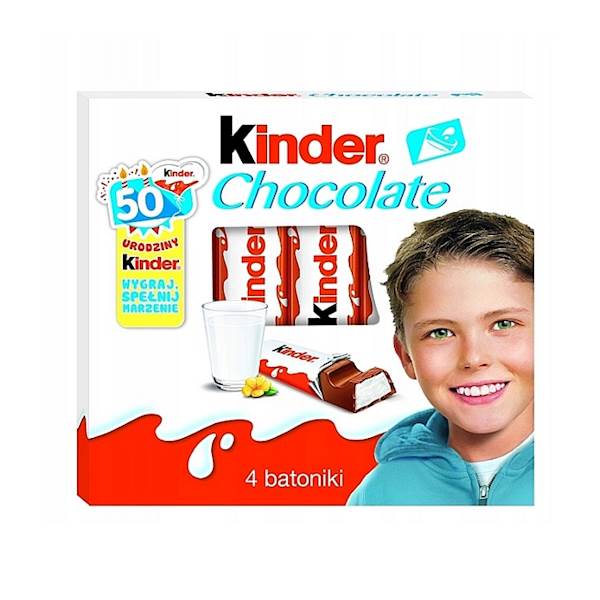 Ferrero czekoladki z nadzieniem mlecznym Kinder Chocolate 50g