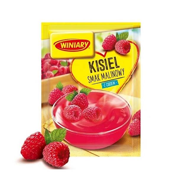 Nestle kisiel z cukrem Winiary Smak Malinowy 77g
