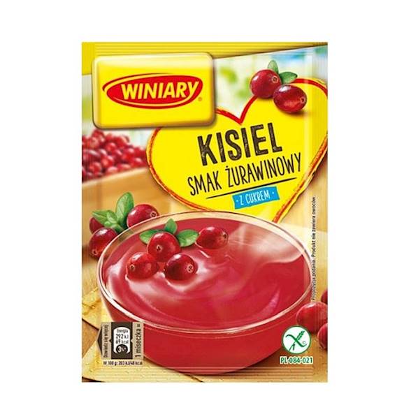 Nestle kisiel z cukrem Winiary Smak Żurawinowy 77g