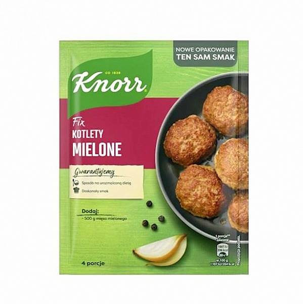 Unilever danie gotowe w proszku Knorr Fix Kotlety Mielone 64g