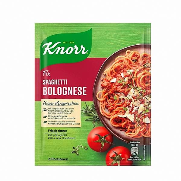 Unilever danie gotowe w proszku Knorr Fix Spaghetti Bolognese 44g