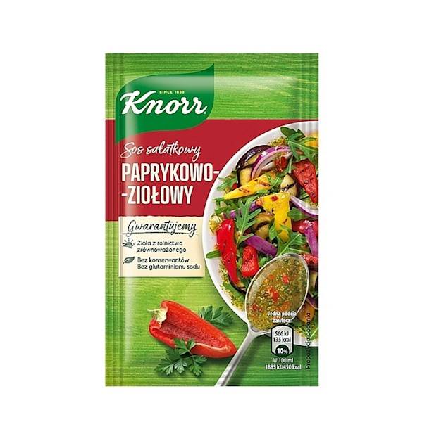 Unilever sos sałatkowy w proszku Knorr Paprykowo-Ziołowy 9g