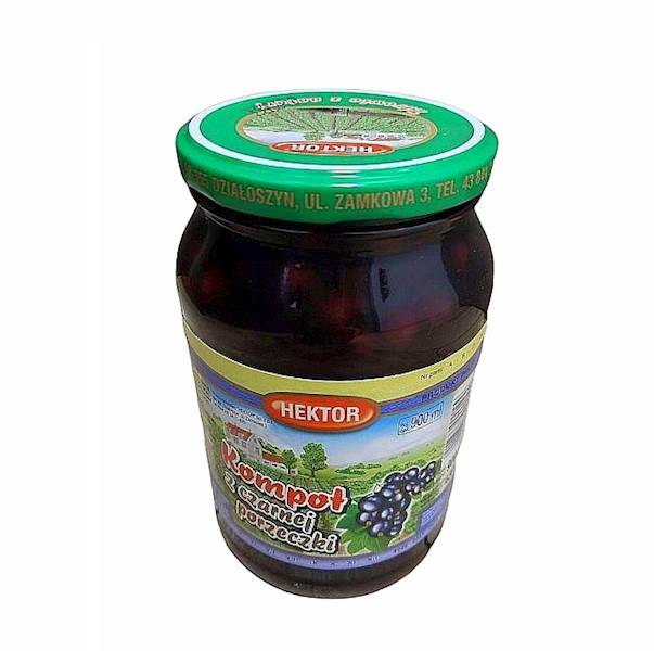 Hektor Kompot z Czarnej Porzeczki 900ml