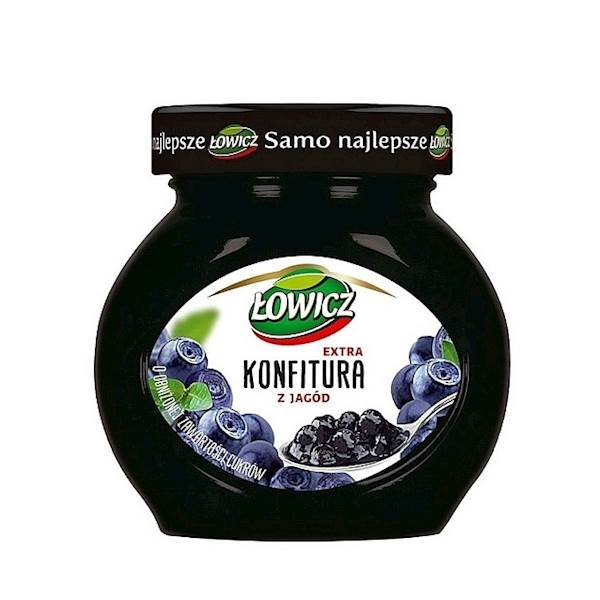 Maspex konfitura niskosłodzona Łowicz jagodowa 280g