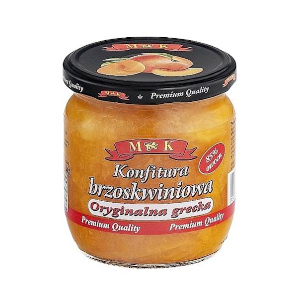 Konshurt przetwory owocowe MK Konfitura brzoskwiniowa Oryginalna Grecka 446g