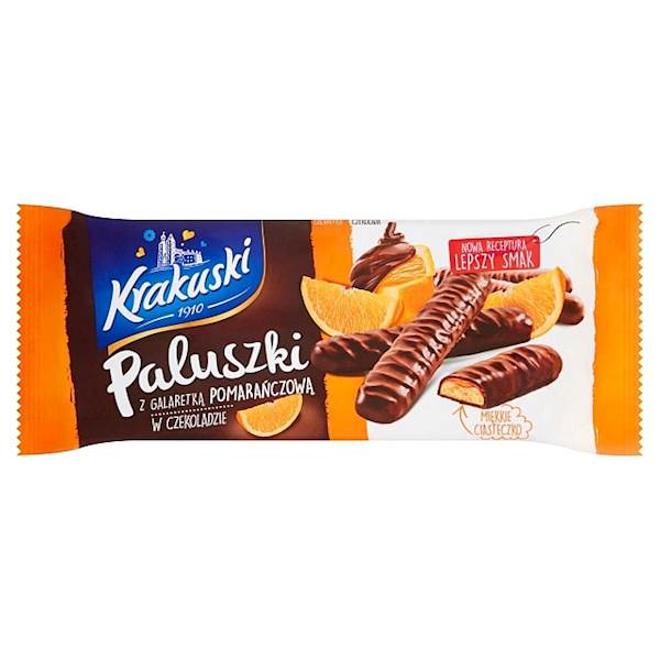 Bahlsen herbatniki Krakuski Paluszki pomarańczowe 144g