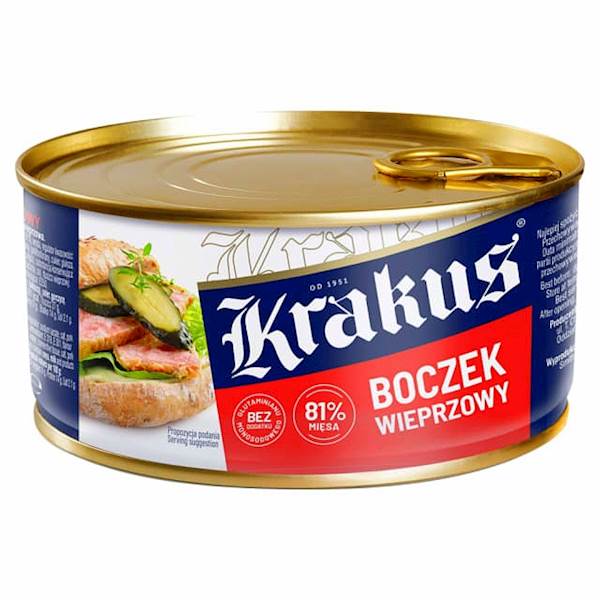 Animex Foods konserwa Krakus Boczek Wieprzowy 300g