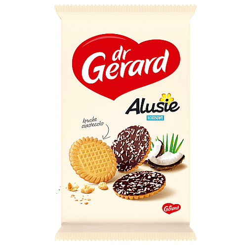 Dr Gerard herbatniki Alusie kokosowe 160g