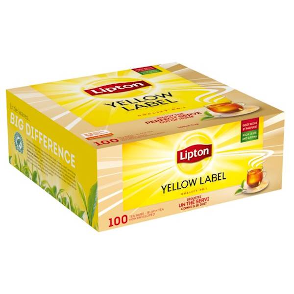 Lipton herbata ekspresowa Yellow Label Tea 100tb