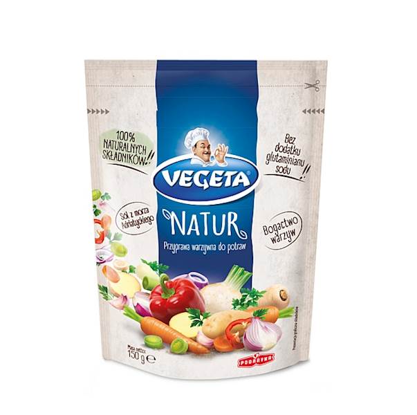 Podravka przyprawa warzywna bez glutaminianu sodu Vegeta Natur 150g
