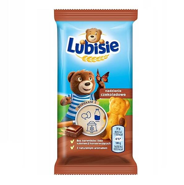 Mondelez ciastko biszkoptowe Lubisie czekoladowe 30g