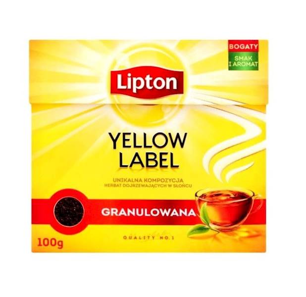 Lipton herbata granulowana Yellow Label Tea 100g