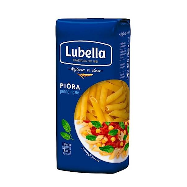 Maspex makaron pszenny Lubella Pióra / penne rigate 400g