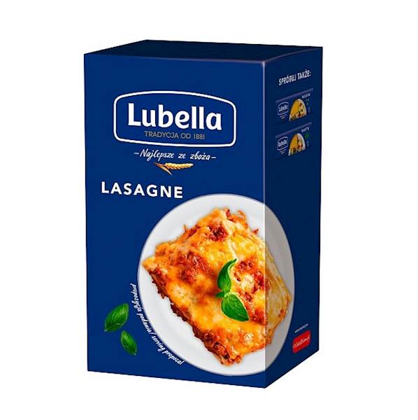 Maspex makaron pszenny Lubella Lasagne 500g