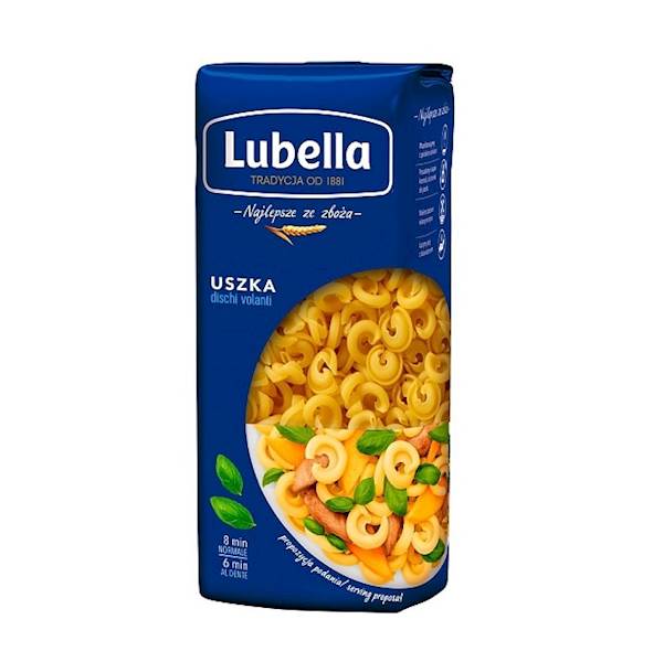 Maspex makaron pszenny Lubella Uszka / dischi volanti 400g