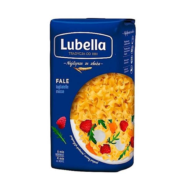 Maspex makaron pszenny Lubella Fale / tagliatelle mosse 400g