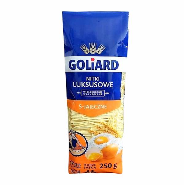 Goliard makaron 5-jajeczny Nitki Luksusowe 250g