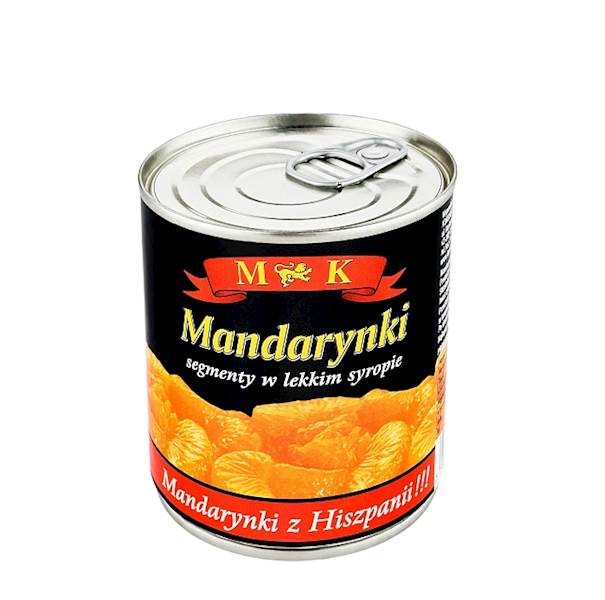 Konshurt owoce pasteryzowane w puszce MK Mandarynki Segmenty w Lekkim Syropie 312g