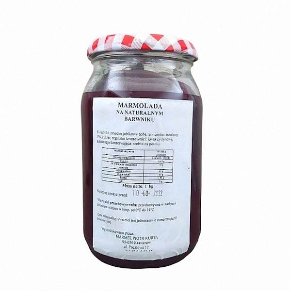 Marmel Marmolada Wieloowocowa na Naturalnym Barwniku 1kg