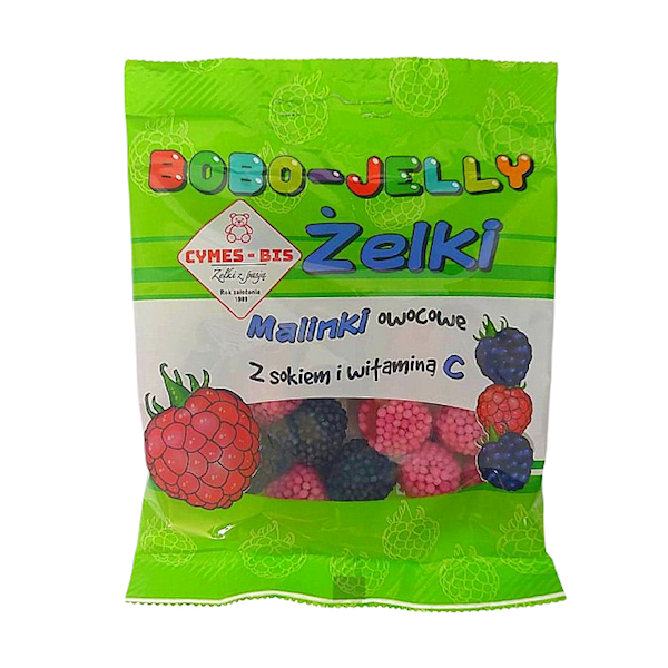 Cymes-Bis żelki owocowe z sokiem i witaminami Bobo-Jelly Malinki 80g