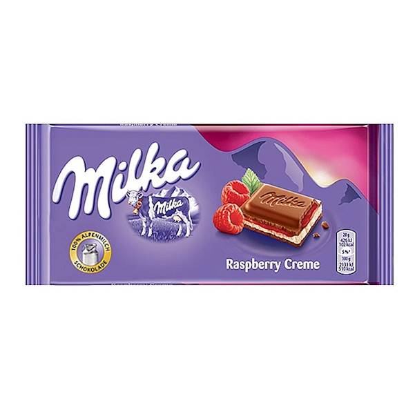 Mondelez czekolada Milka Raspberry Creme 100g