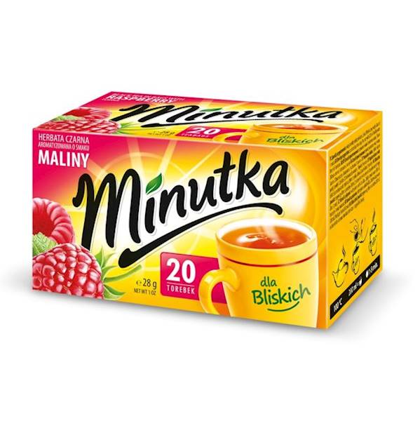 Mokate herbata ekspresowa Minutka malinowa 20tb