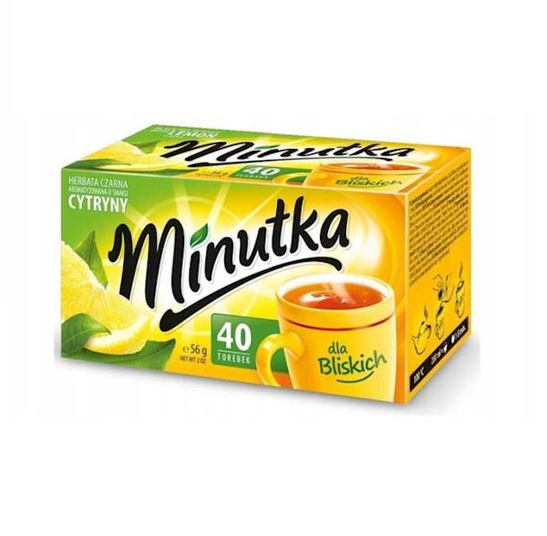 Mokate herbata ekspresowa Minutka cytrynowa 40tb