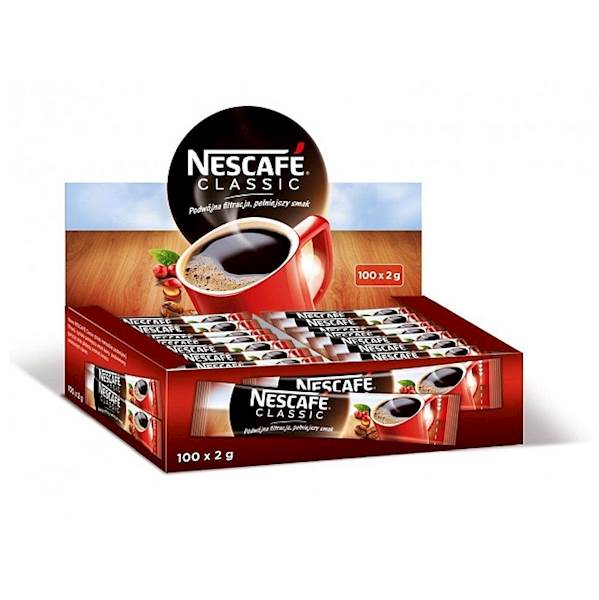Nestle kawa rozpuszczalna w saszetkach Nescafe Classic 200g