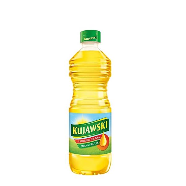 Kruszwica olej rzepakowy z pierwszego tłoczenia Kujawski 500ml
