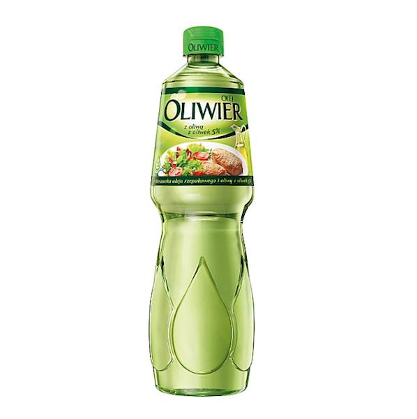 Kruszwica olej rzepakowy z oliwą z oliwek Oliwier 1l