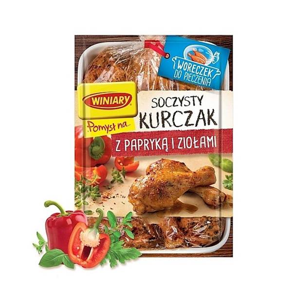 Nestle danie w proszku Winiary Pomysł na... Soczysty Kurczak z Papryką i Ziołami 28g