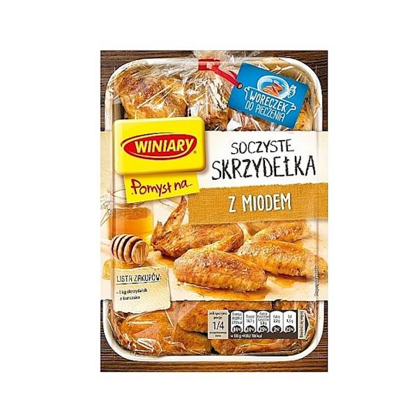 Nestle danie w proszku Winiary Pomysł na... Soczyste Skrzydełka z Miodem 28g