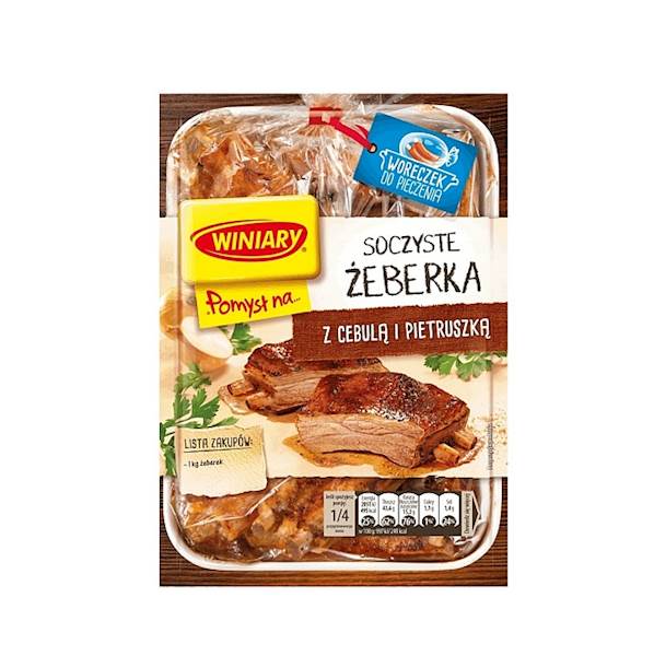 Nestle danie w proszku Winiary Pomysł na... Soczyste Żeberka z Cebulą i Pietruszką 28g