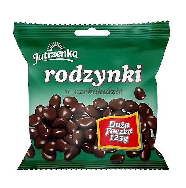 Jutrzenka rodzynki w czekoladzie 125g