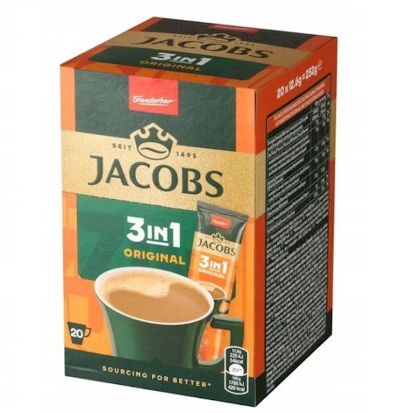 Jacobs kawa rozpuszczalna Jacobs 3w1 252g